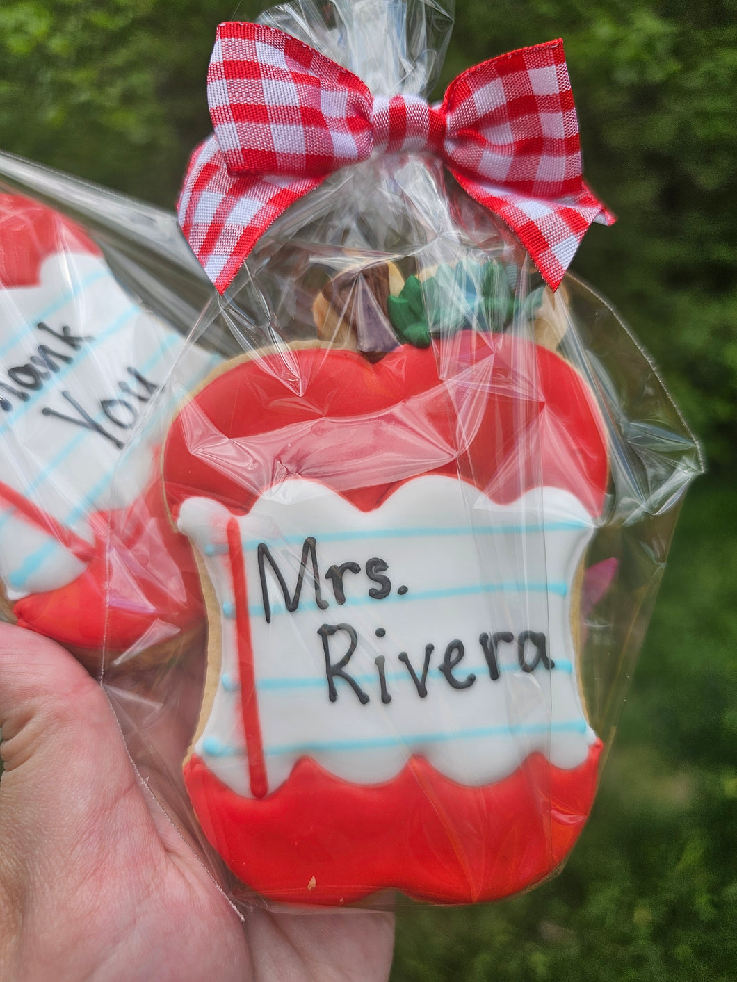 Personlized Apple Cookie